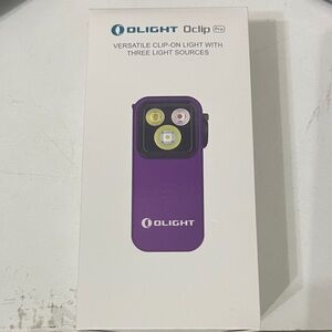 Oclip Pro Purple Clip-On Light